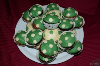 Super Mario gombás muffinok