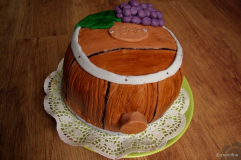 Hordó alakú torta