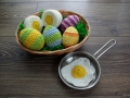Horgolt tojások